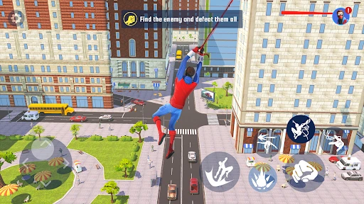 Gameplay screenshot 1 from Spider Fighting: Hero Game - Action game